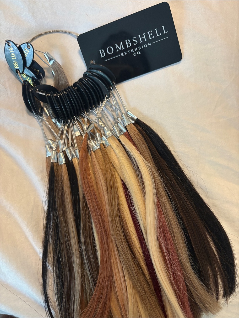 Bombshell Extensions Multi-Color Hair Swatch Ring